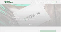 Desktop Screenshot of fdvweb.no