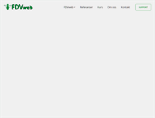 Tablet Screenshot of fdvweb.no